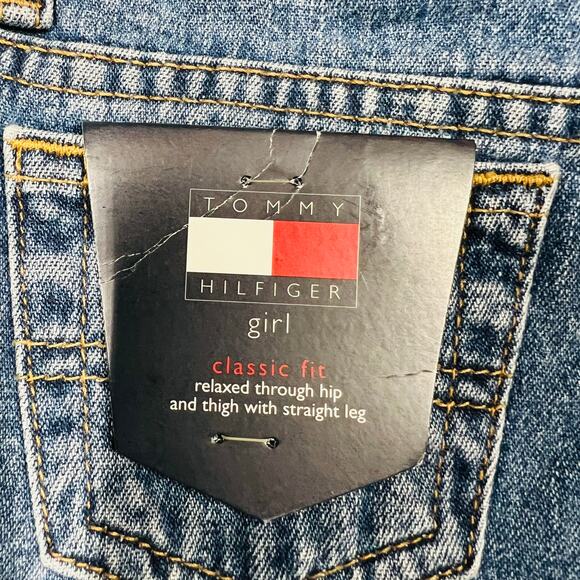 Copied - NEW! Tommy Hilfiger Jeans Girls Blue Med Wash - 4T - Picture 4 of 4